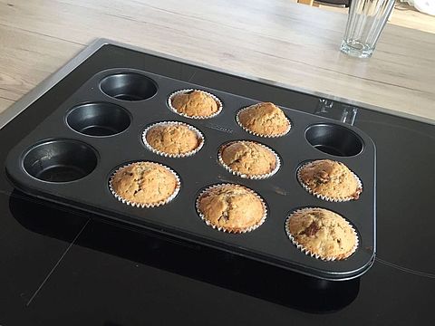 Muffins aus der SCHARFSINN-Backmischung